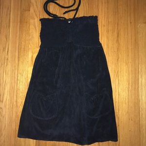 NEVER WORN Black Swim Suit Towel Dress Cover Up